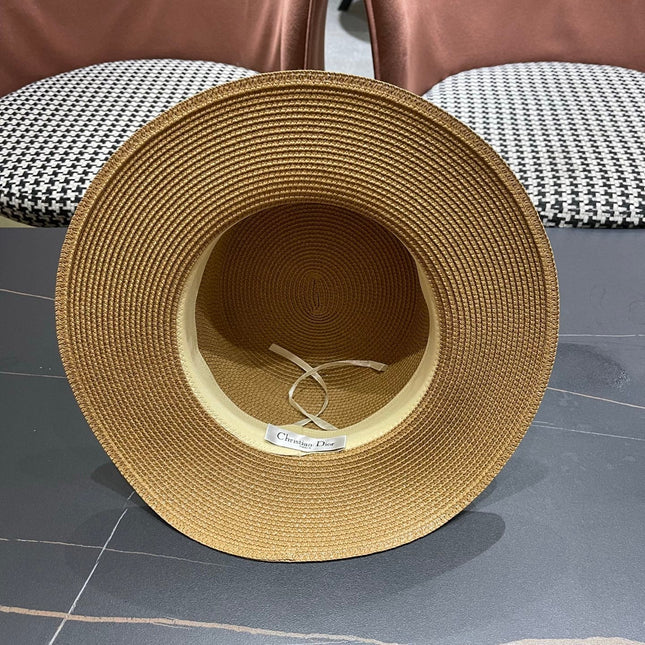 DIOR 26S STRAW BOATER HAT STYLE 201
