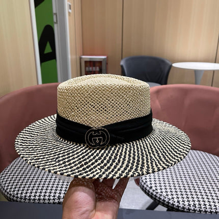 GUCCI 26S WIDE-BRIMMED STRAW HAT 264