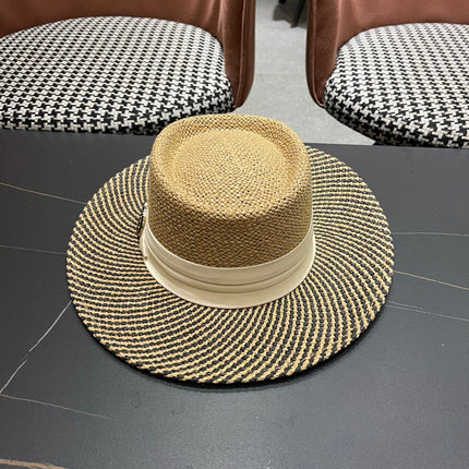 GUCCI 26S WIDE-BRIMMED STRAW HAT 265