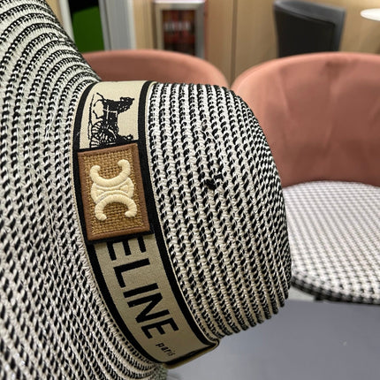 CELINE 26S WIDE BRIM STRAW SUN HAT STYLE 228