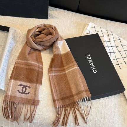 CHANEL 26S SCARF 180 IN CASHMERE 510949