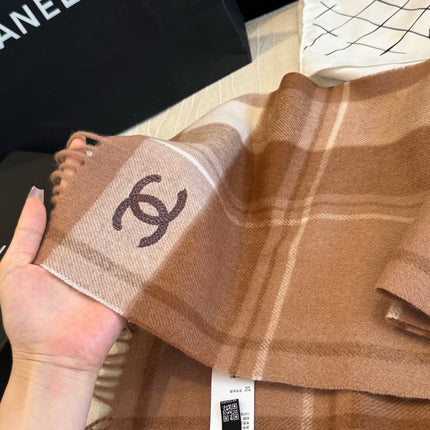 CHANEL 26S SCARF 180 IN CASHMERE 510949