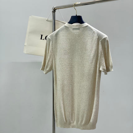 LOEWE 26S KNIT CREWNECK T-SHIRT 405