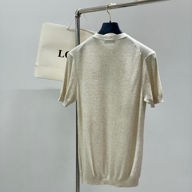 LOEWE 26S KNIT CREWNECK T-SHIRT 405