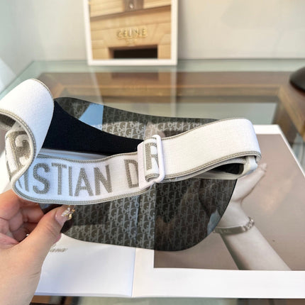 DIOR 26S MONOGRAM SHIELD SUN VISOR STYLE 237