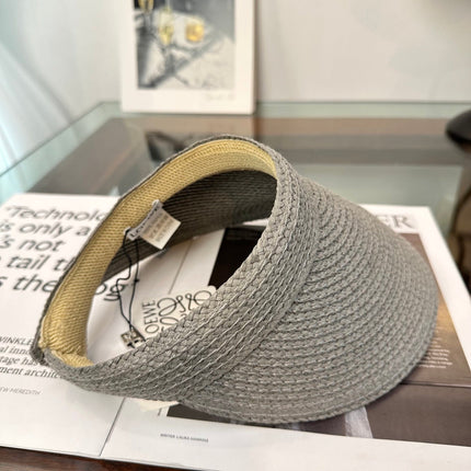 LOEWE 26S RAFFIA SUN VISOR HAT STYLE 201