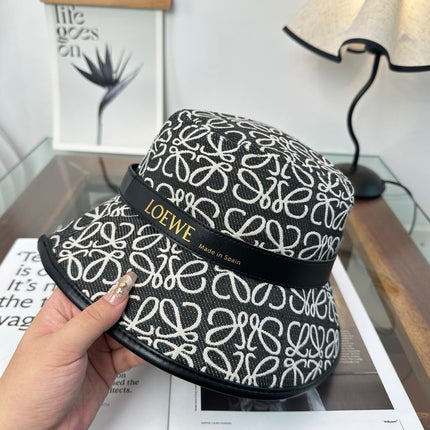 LOEWE 26S ANAGRAM JACQUARD BUCKET HAT STYLE 245