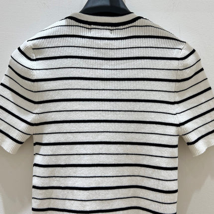CHANEL 26S SHORT SLEEVE KNIT TOP 1615