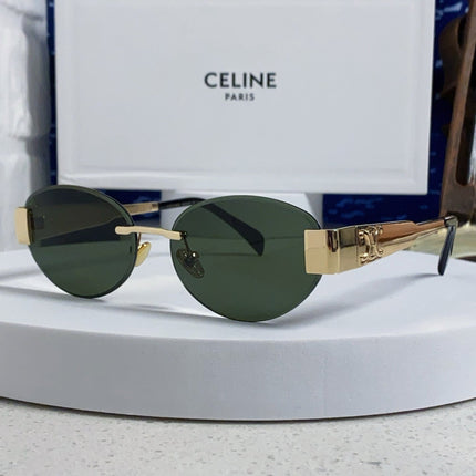 CELINE 26S RIMLESS OVAL FRAME IN METAL 493104
