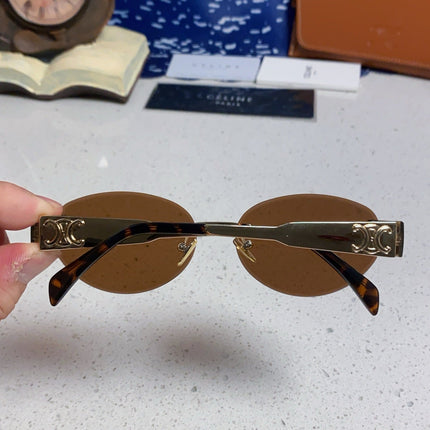 CELINE 26S RIMLESS OVAL FRAME IN METAL 493105