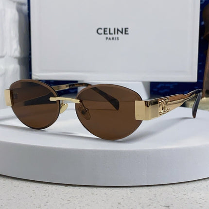 CELINE 26S RIMLESS OVAL FRAME IN METAL 493105