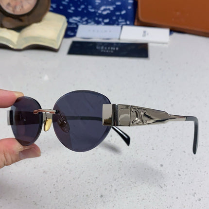 CELINE 26S RIMLESS OVAL FRAME IN METAL 493107