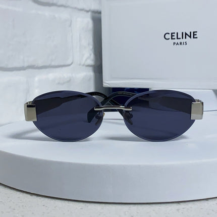 CELINE 26S RIMLESS OVAL FRAME IN METAL 493107