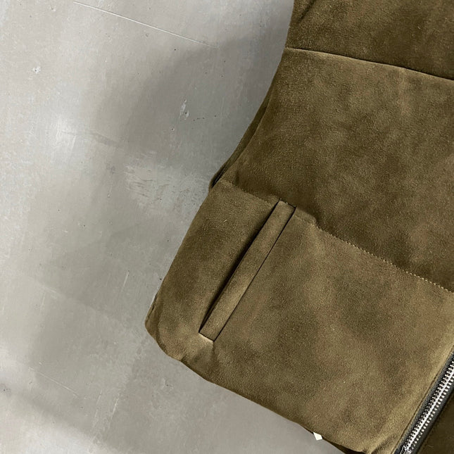 PRADA 25S SUEDE DOWN VEST 386