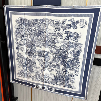 DIOR 26S SCARF 90CM IN SILK 313453