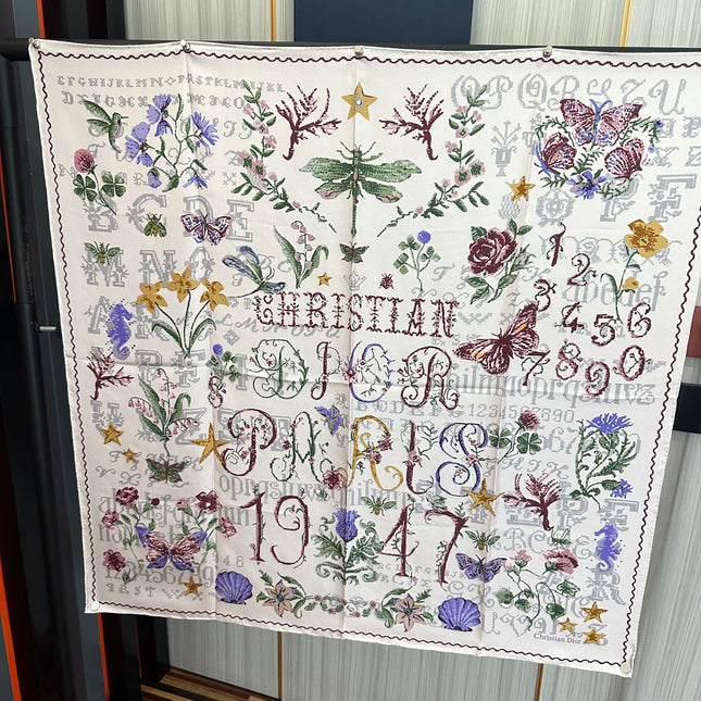 DIOR 26S SCARF 90CM IN SILK 312029