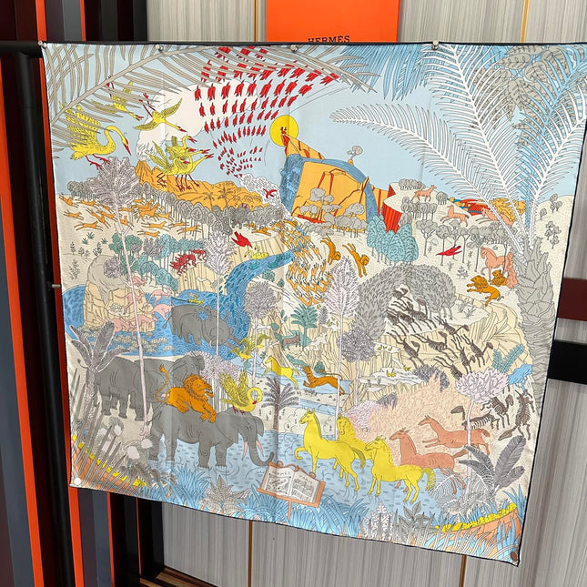 HERMES 26S SCARF 90 IN SILK 304199