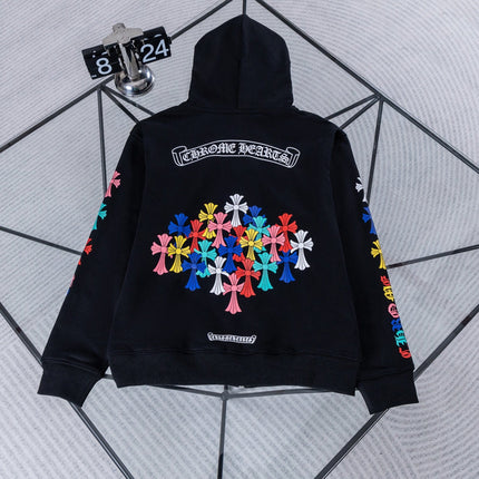 CHROME HEARTS 26S ZIP-UP HOODED SWEATSHIRT 093