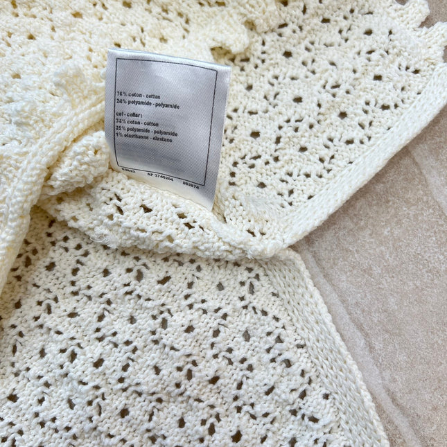 CHANEL 26S SHORT-SLEEVE KNIT POLO STYLE 1152