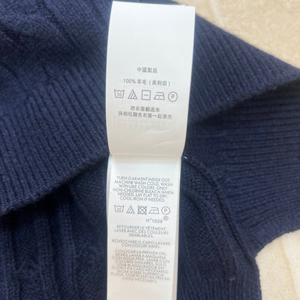 RALPH LAUREN 26S V-NECK CABLE-KNIT VEST 734