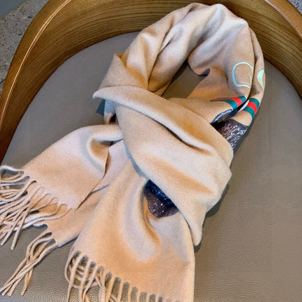GUCCI 25S SCARF 180 IN CASHMERE 583606