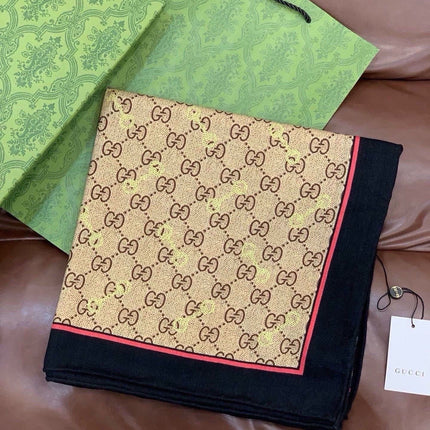 GUCCI 26S SCARF 135 IN CASHMERE AND SILK 315169