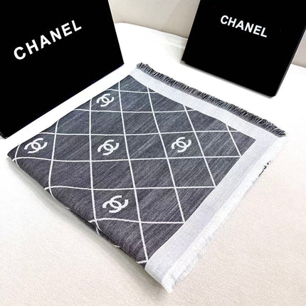CHANEL 26S SCARF 140 IN SILK 309416