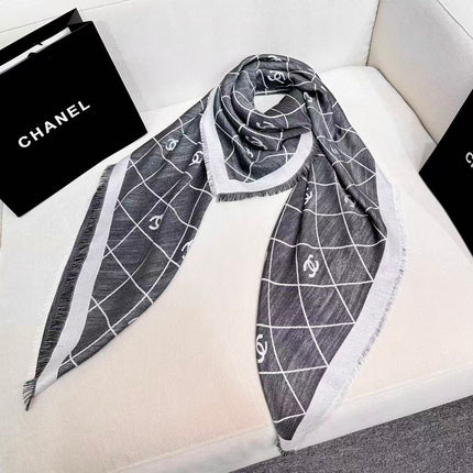 CHANEL 26S SCARF 140 IN SILK 309416