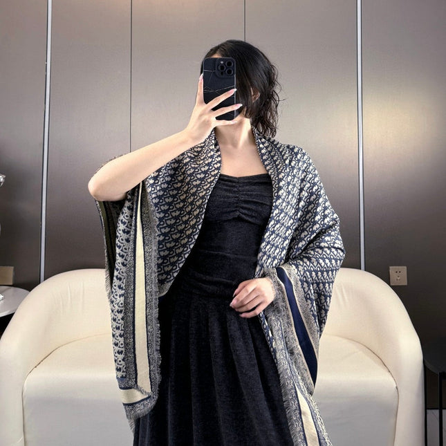 DIOR 26S SCARF 140CM IN CASHMERE SILK 313216