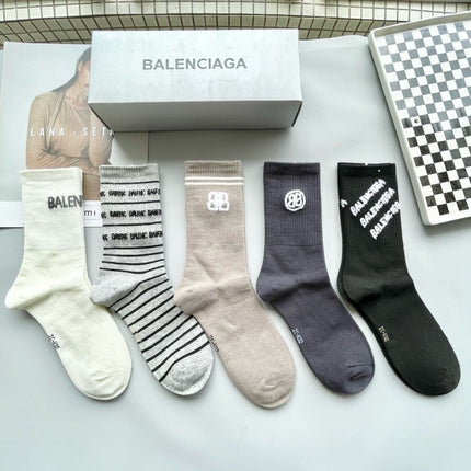 BALENCIAGA 26S CREW SOCKS 569215 (1 BOX)