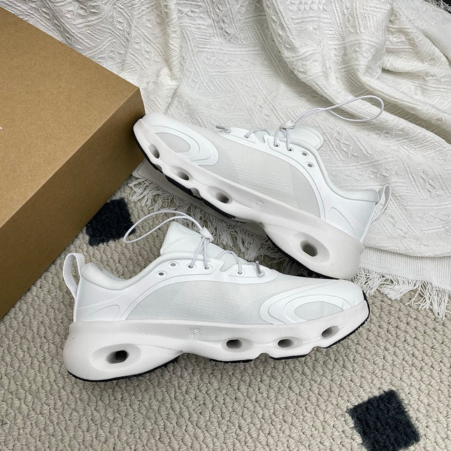 LOEWE 26S CLOUDSOLO SNEAKERS IN WHITE RECYCLED POLYESTER