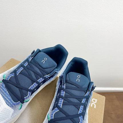 LOEWE 26S CLOUDTILT SNEAKER IN BLUE IVORY RECYCLED POLYESTER