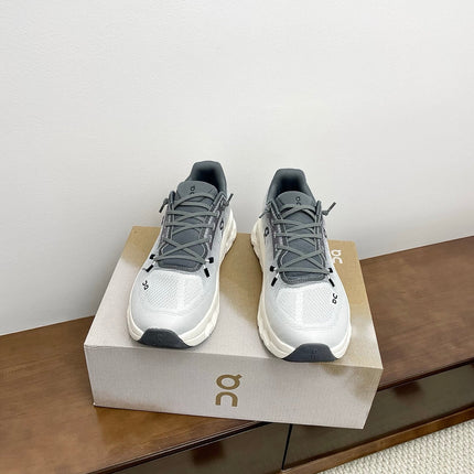 LOEWE 26S CLOUDTILT SNEAKER IN LIGHT GREY RECYCLED POLYESTER