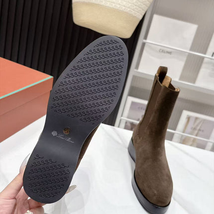 LP 26S CHELSEA BOOTS IN DARK BROWN SUEDE