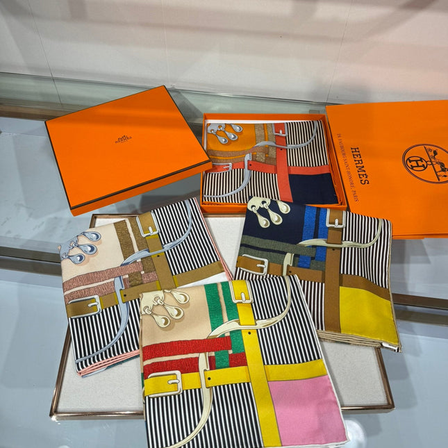 HERMES 26S SCARF 90 IN SILK 307102
