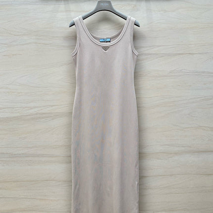 PRADA 26S SLEEVELESS CREW NECK DRESS 653