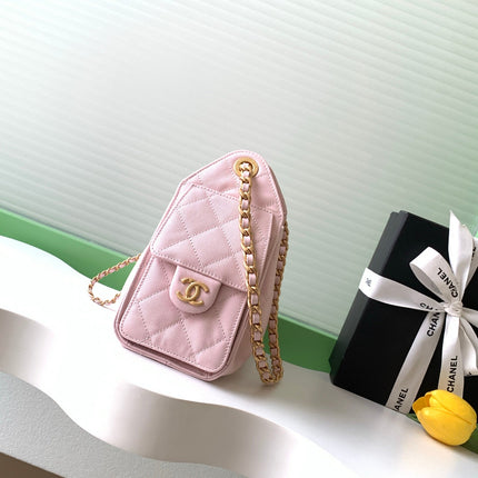 CHANEL 25S HOBO BAG 22 IN LIGHT PINK CAVIAR WITH GOLD HARDWARE