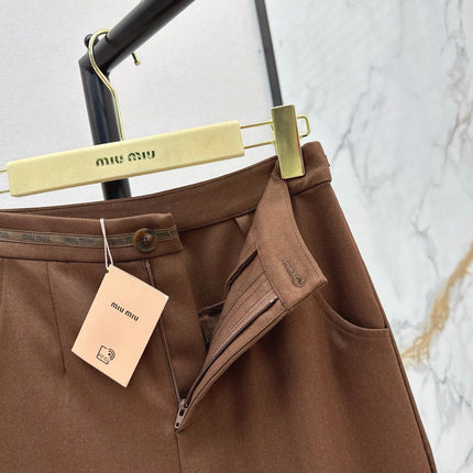 MIUMIU 26S WIDE LEG PANTS 954