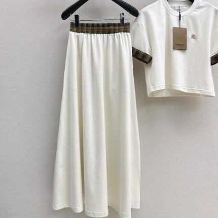 BURBERRY 26S TOP AND SKIRT SET 422