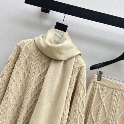 MAX MARA 25S KNIT SKIRT SET 091