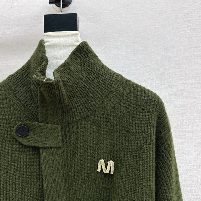 MAX MARA 25S STAND COLLAR CARDIGAN COAT 037