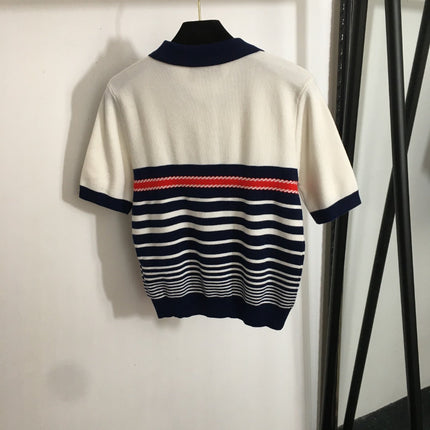 GUCCI SHORT-SLEEVE KNIT TOP 53
