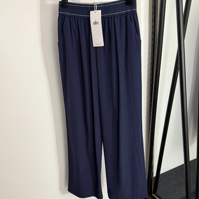 ALO 26S WIDE-LEG ELASTIC WAIST PANTS 208