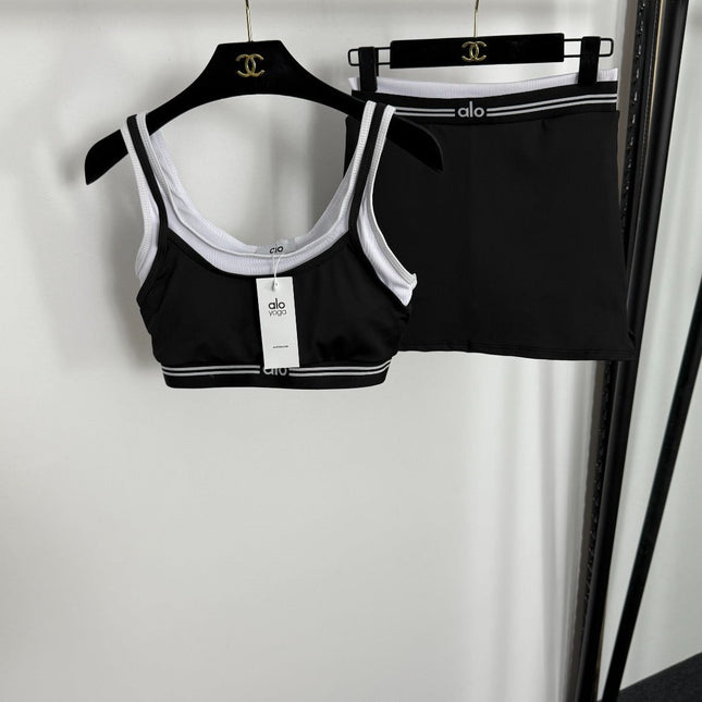 ALO 26S SPORTS BRA & MINI SKIRT SET 210