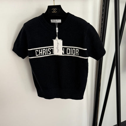 DIOR 25S SHORT-SLEEVE SWEATER 653