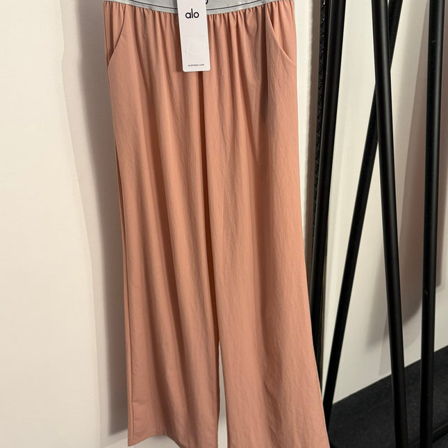 ALO 26S WIDE-LEG ELASTIC WAIST PANTS 205