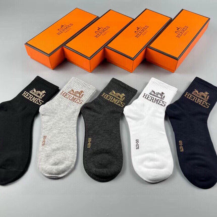 HERMES 26S ANKLE SOCKS 135118 (1 BOX)