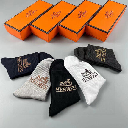 HERMES 26S ANKLE SOCKS 135118 (1 BOX)