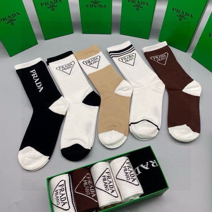 PRADA 26S CREW SOCKS 177242 (1 BOX)