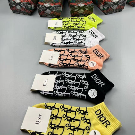 DIOR 26S ANKLE SOCKS 216211 (1 BOX)
